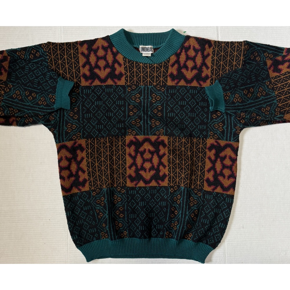 UNIONBAY - Men's Vintage Pullover Acrylic‎ Blend Sweater - Size Medium